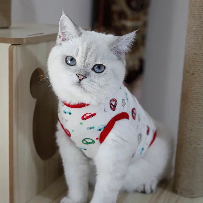 2024 Spring & Summer Pet Cat Vest | Fashionable Clothing for Sphynx Cats & Kittens