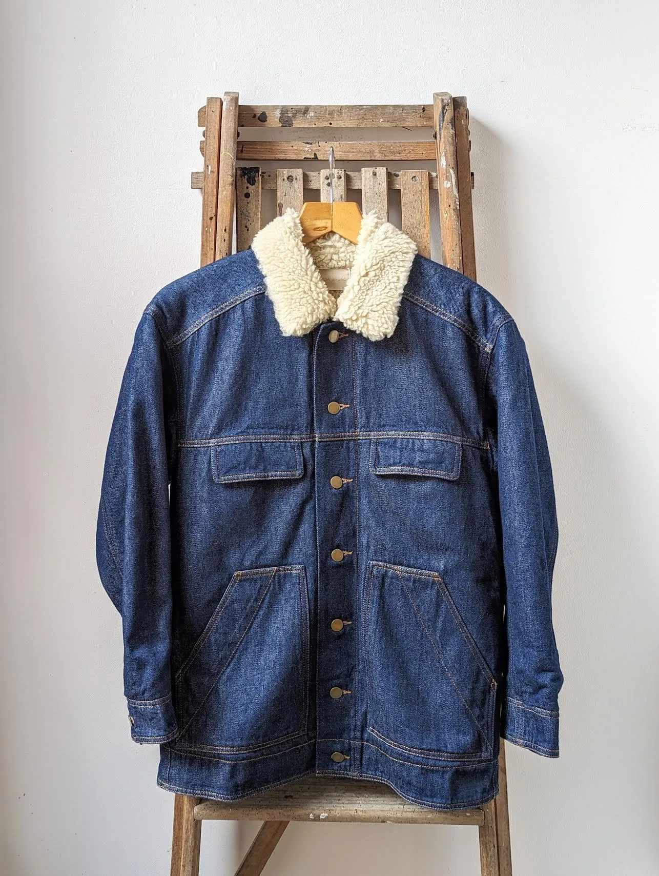 Anje Sherpa Denim Jacket