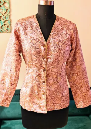 Brocade Jacket(Wine)