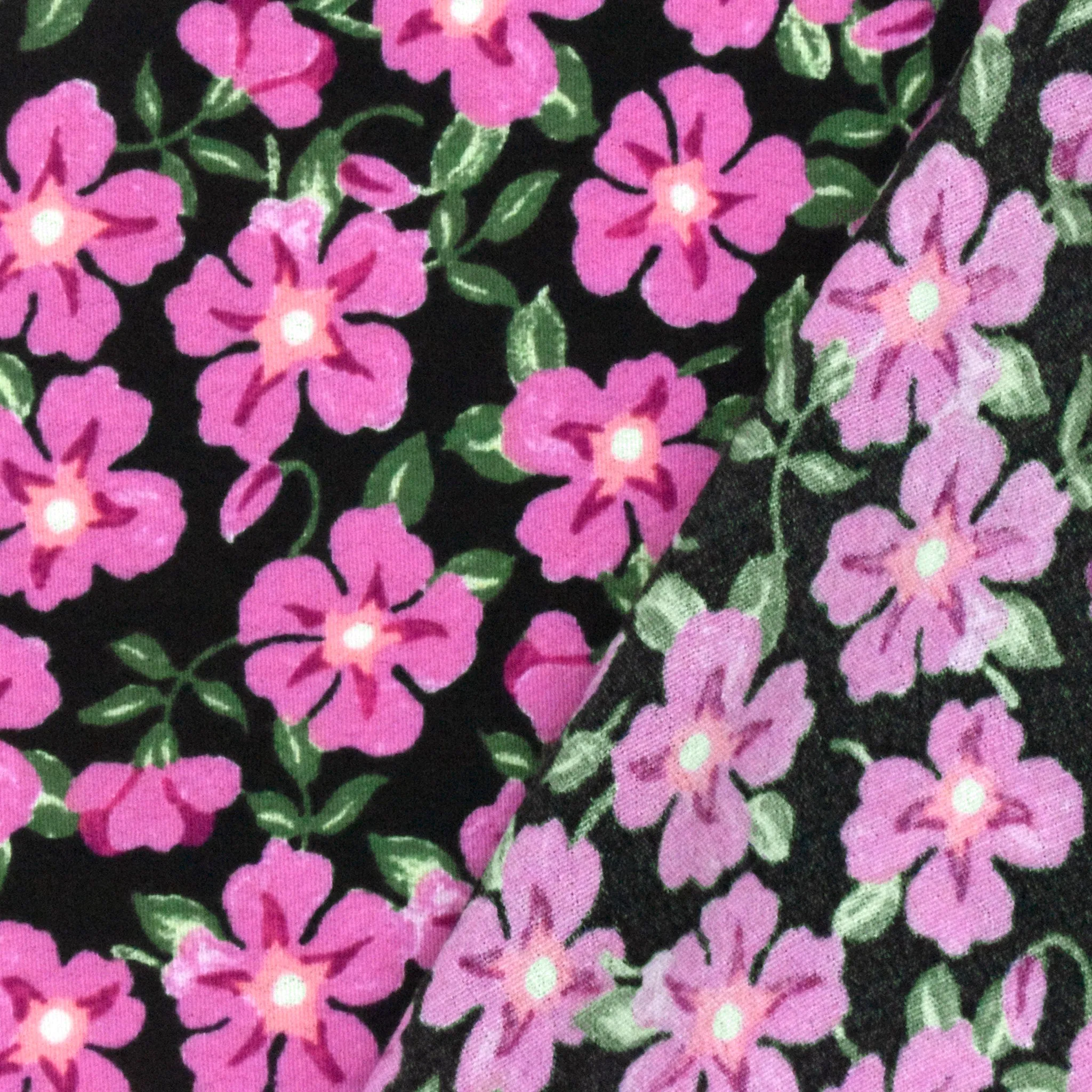 Doll Pink-Multi Famous Designer Floral Printed Crepe Faille Woven Fabric