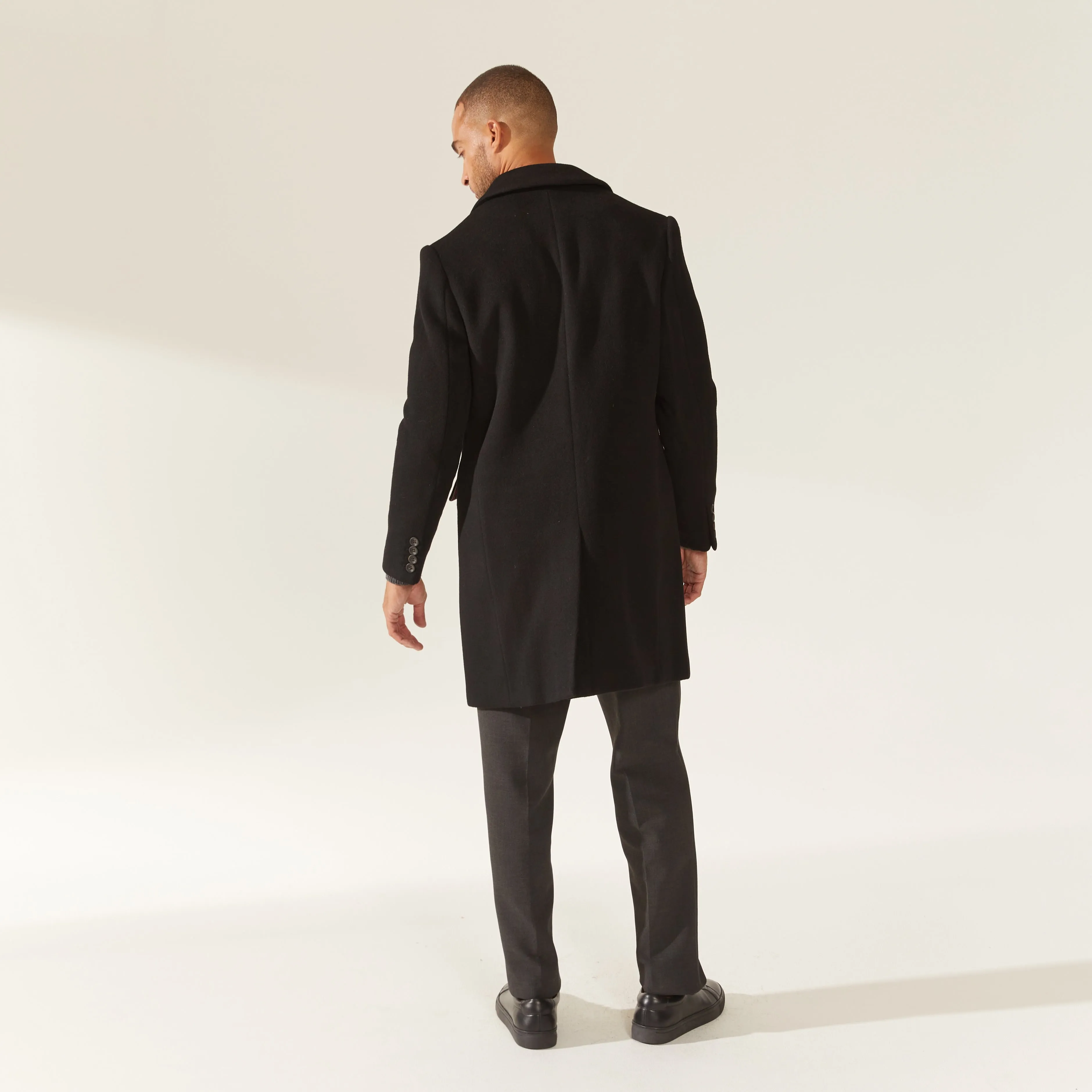 Elias Cashmere-Wool Car Coat