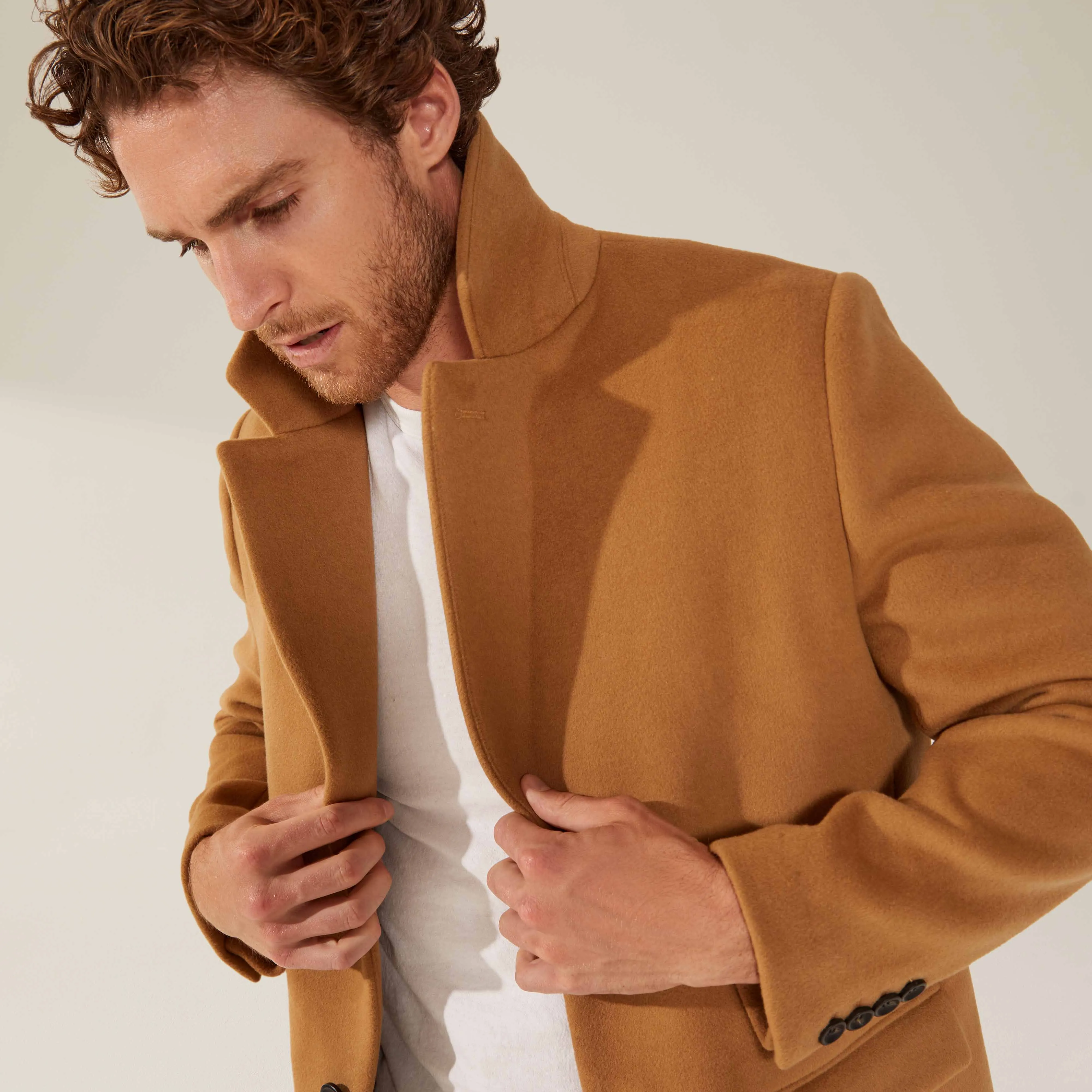 Elias Cashmere-Wool Car Coat