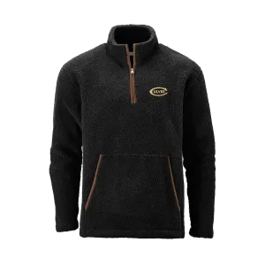 Everest Fleece Pullover - Black / Chocolate