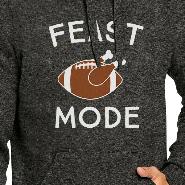 Feast Mode Dark Grey Hoodie