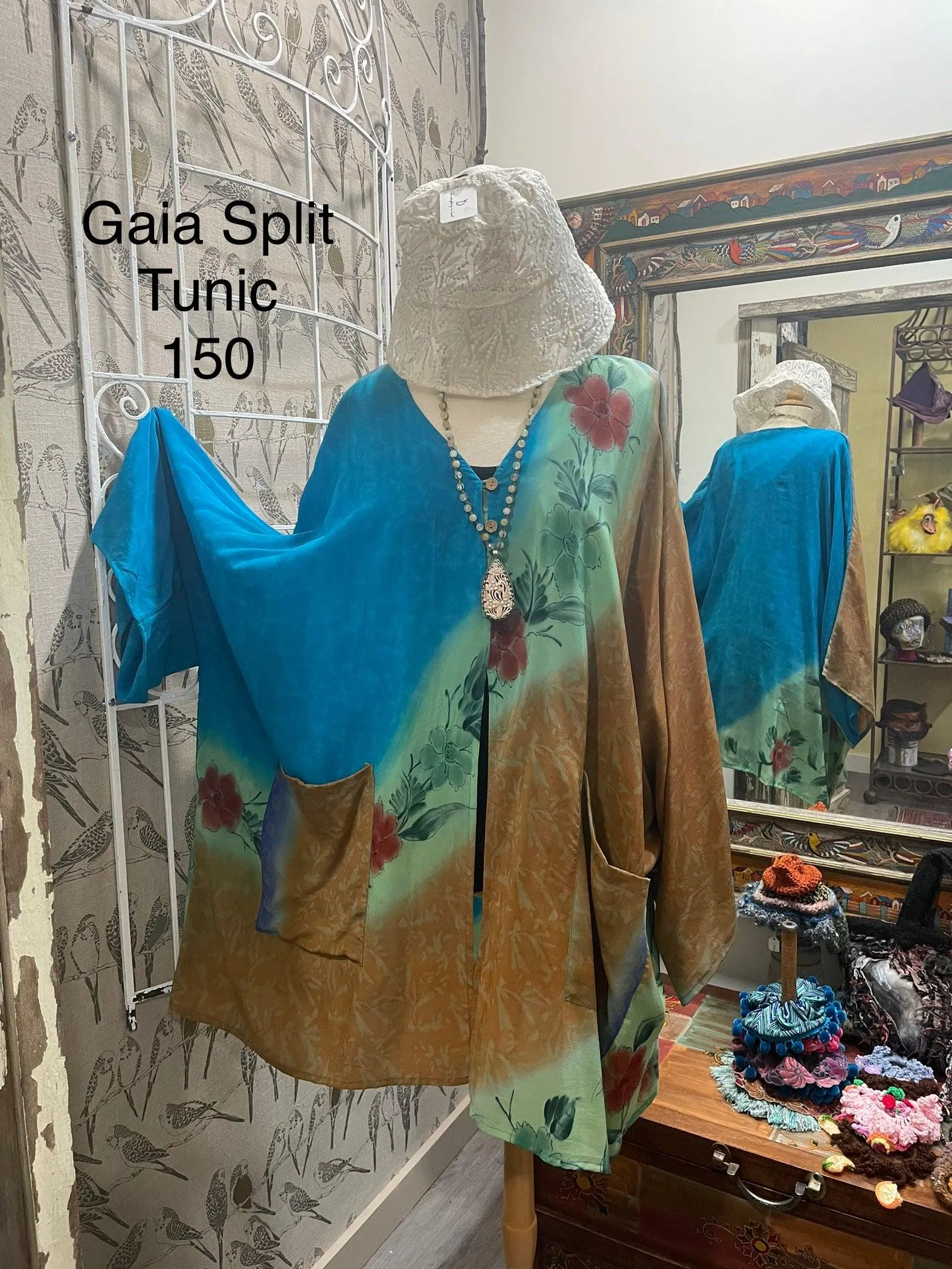 Gaia Split Tunic by Kantha Bae One Size