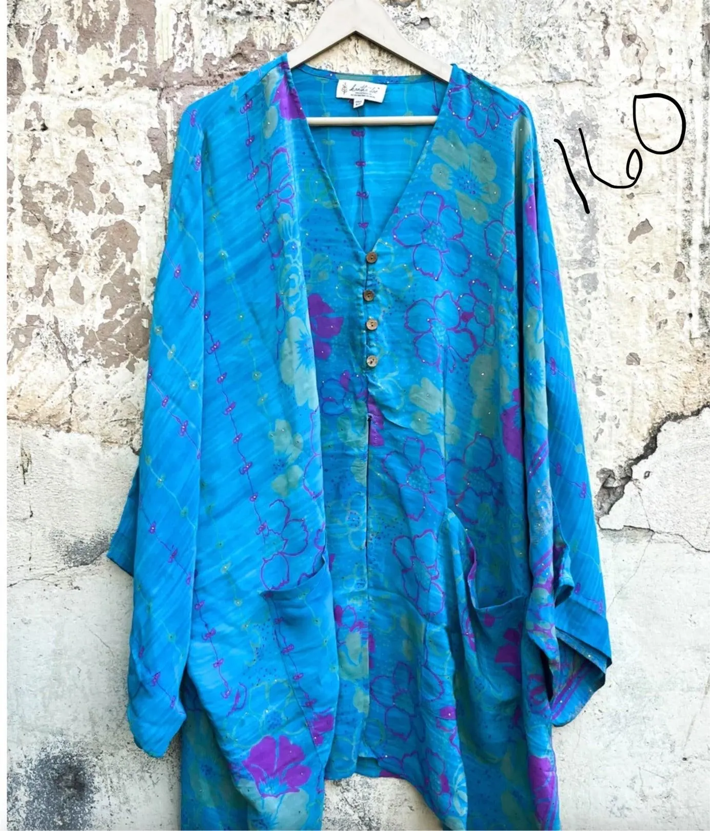 Gaia Split Tunic by Kantha Bae One Size