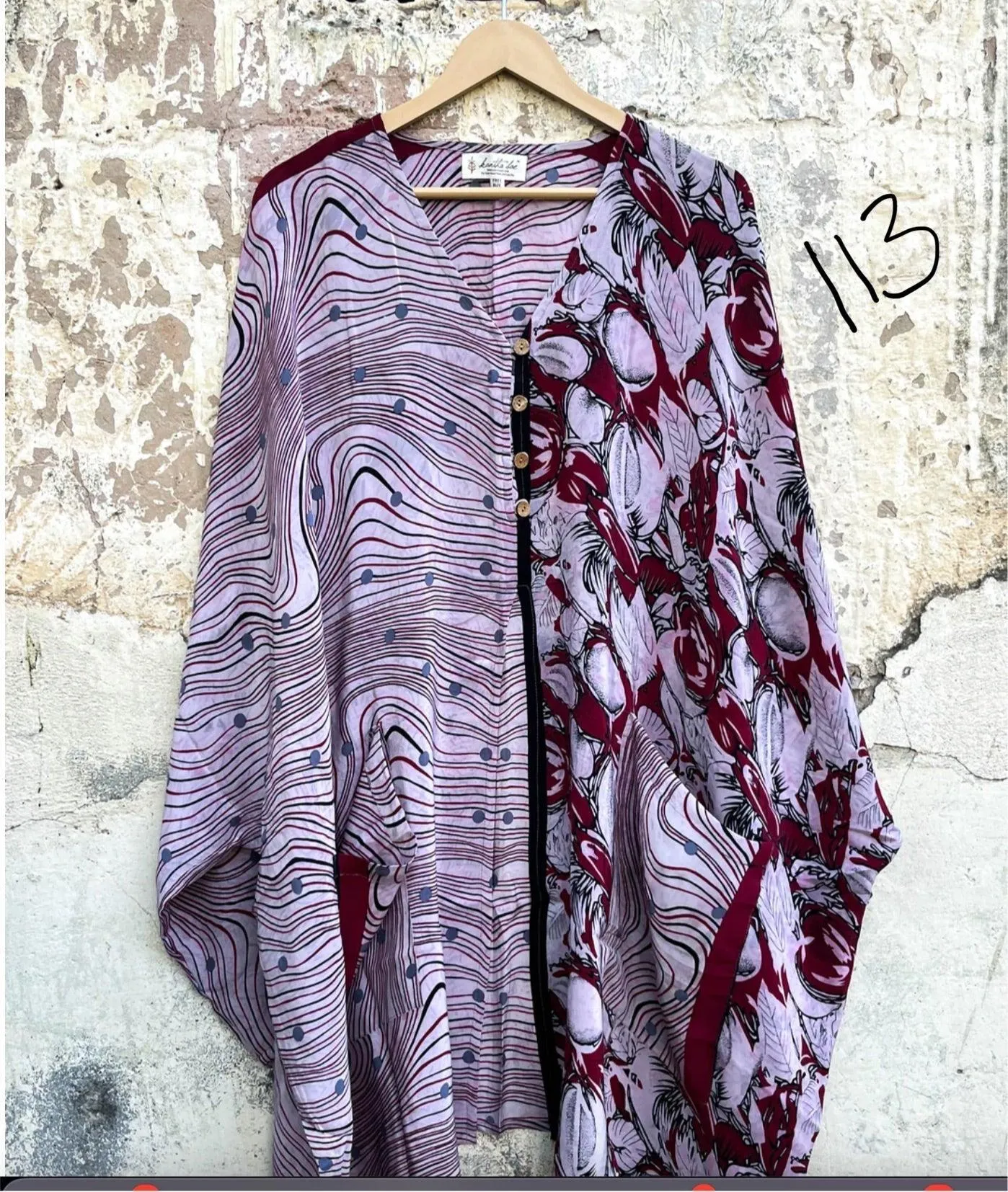 Gaia Split Tunic by Kantha Bae One Size