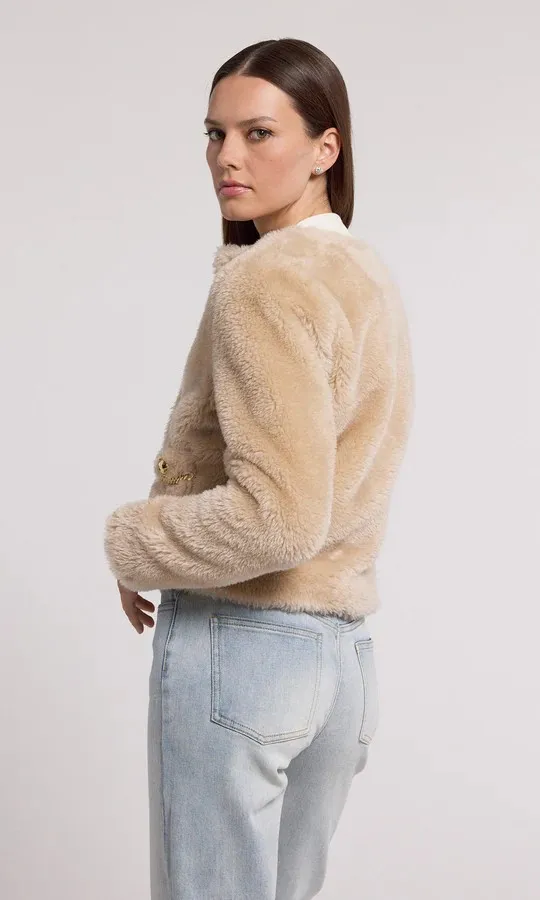 GEN Jen Faux Lamb Fur Jacket