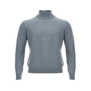 Gran Sasso Elegant Cashmere Gray Men's Sweater