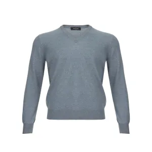 Gran Sasso Elegant Cashmere Sweater in Chic Gray