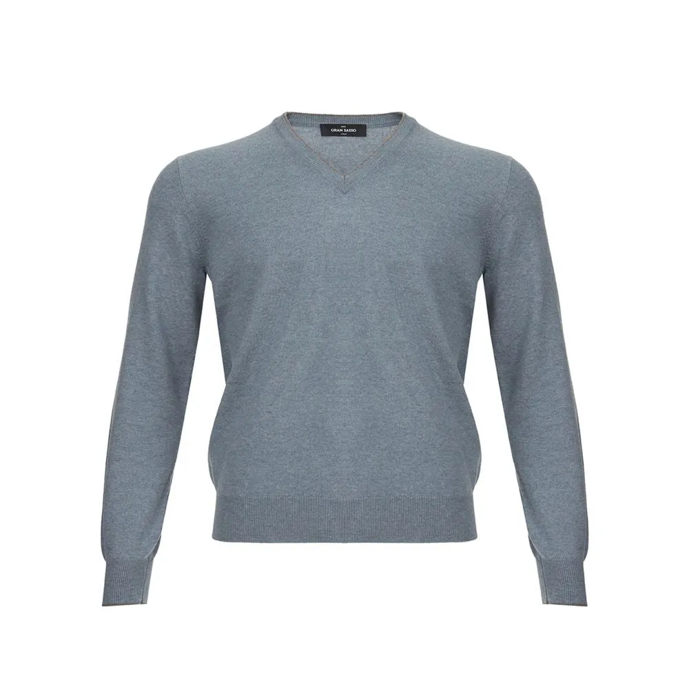 Gran Sasso Elegant Cashmere Sweater in Chic Gray