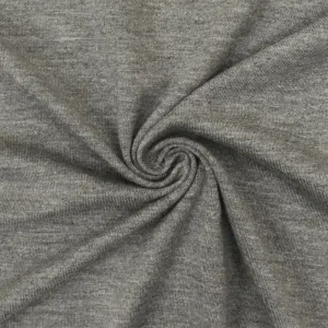 Heather Gray Texture Stretch Super Modal Rayon Spandex Jersey Knit Fabric