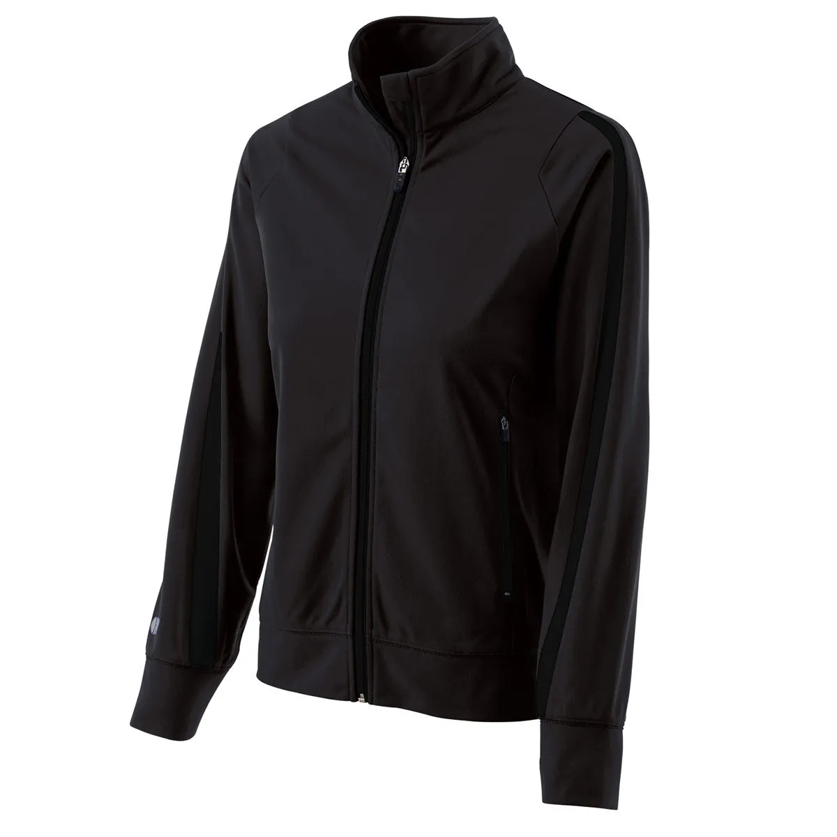 Holloway Women's Black/Black Full Zip Determination Jacket