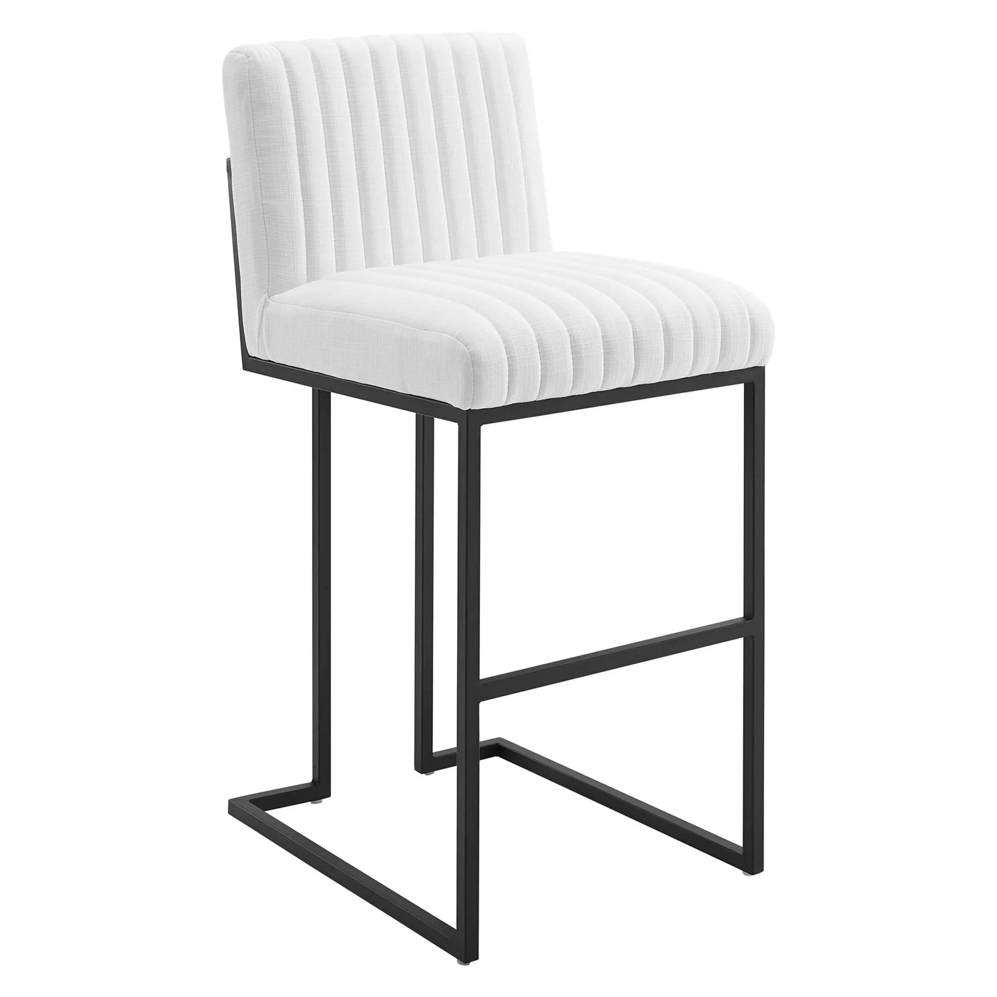 Indulge Channel Tufted Fabric Bar Stool by Modway