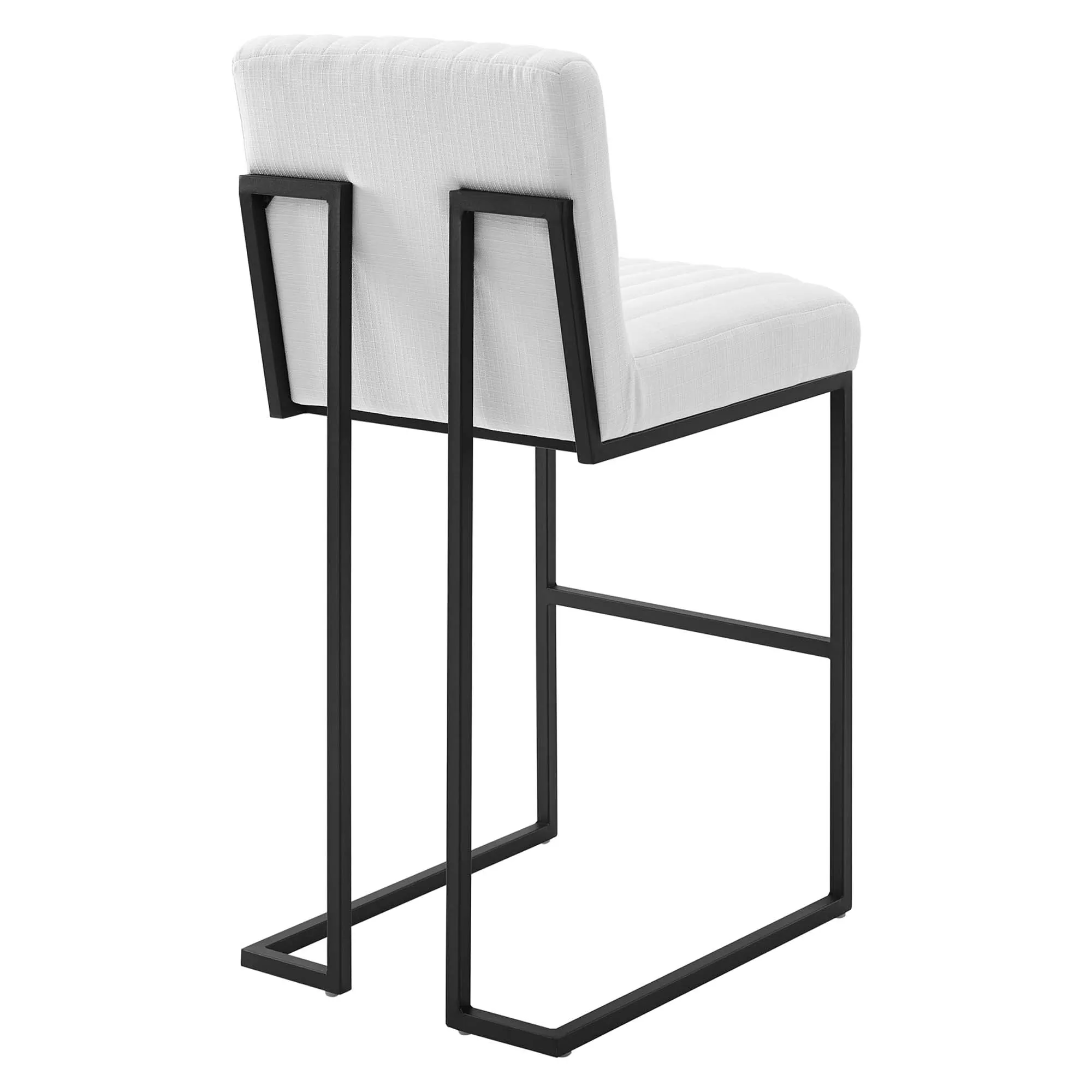 Indulge Channel Tufted Fabric Bar Stool by Modway