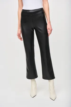 J.R 243260 Leatherette Flared Pull-On Pants