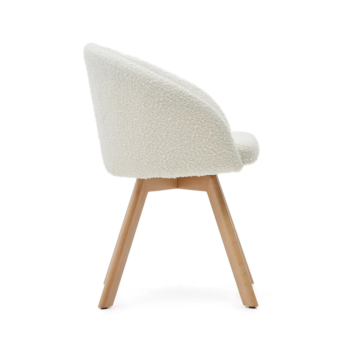 Marvin Boucle Swivel Chair