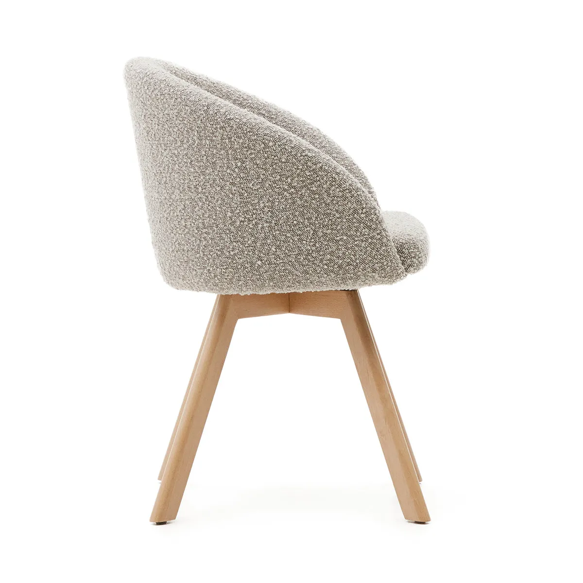 Marvin Boucle Swivel Chair