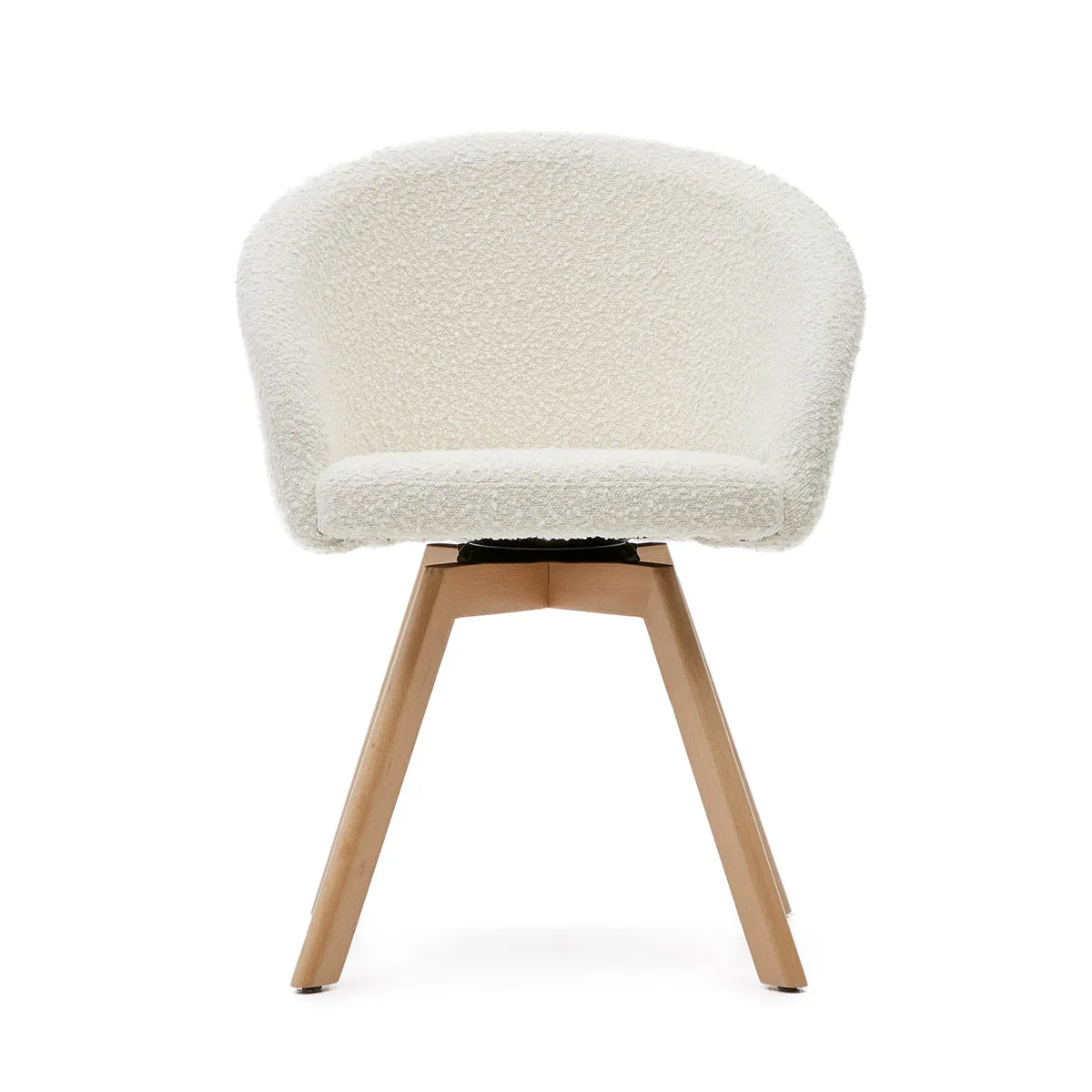 Marvin Boucle Swivel Chair