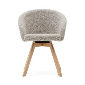 Marvin Boucle Swivel Chair