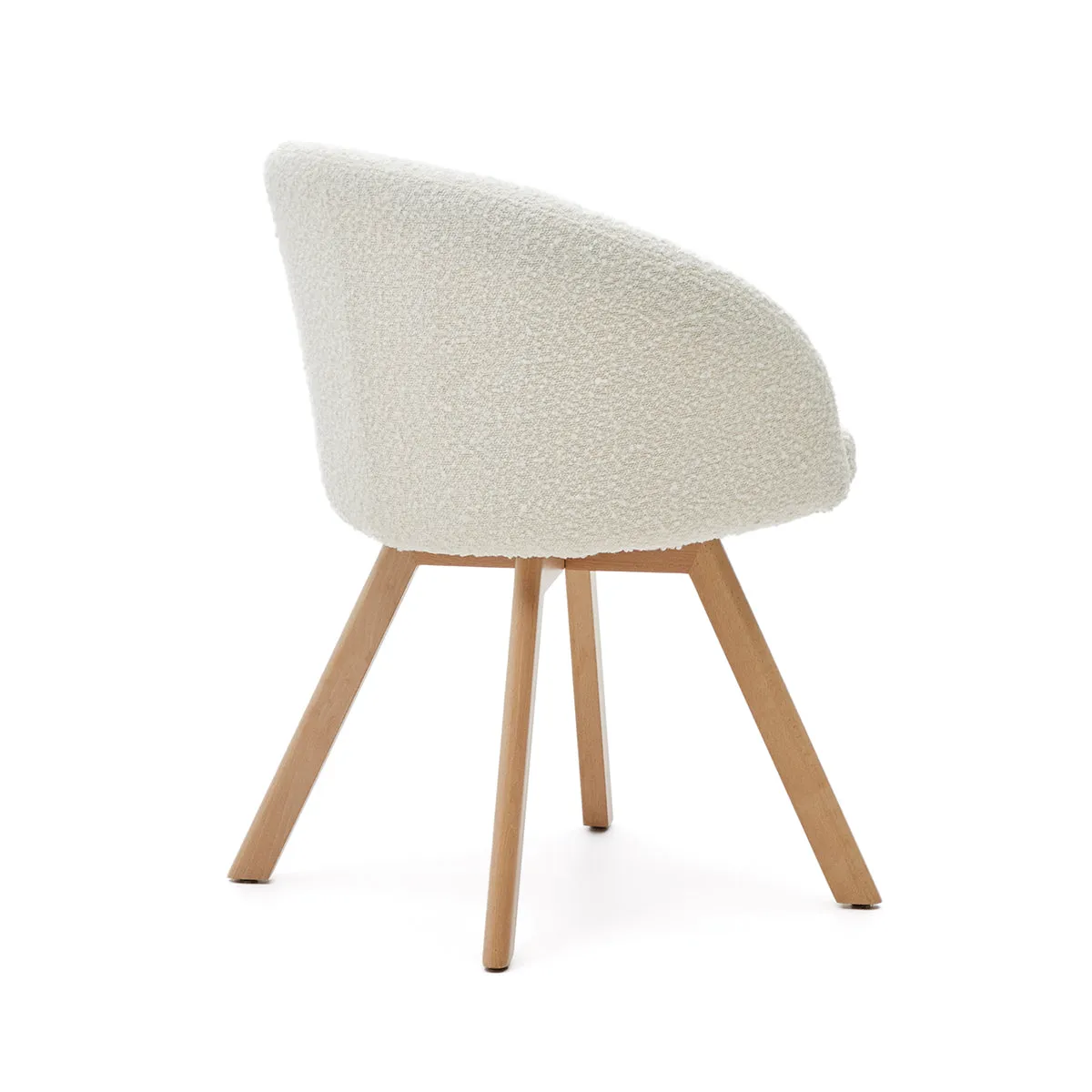 Marvin Boucle Swivel Chair