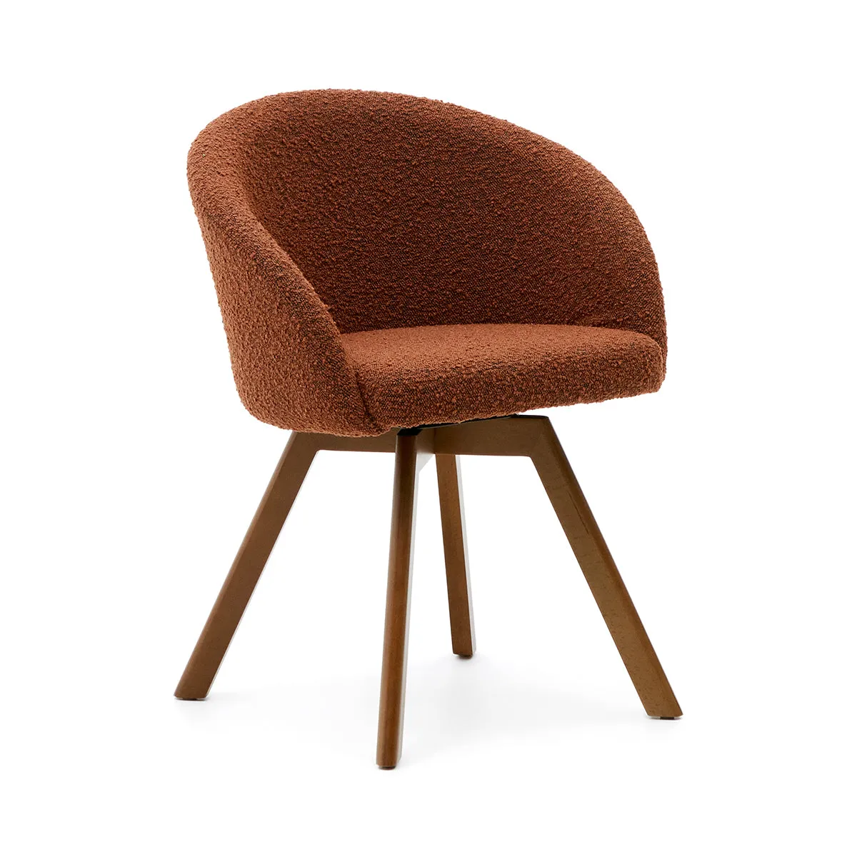 Marvin Boucle Swivel Chair