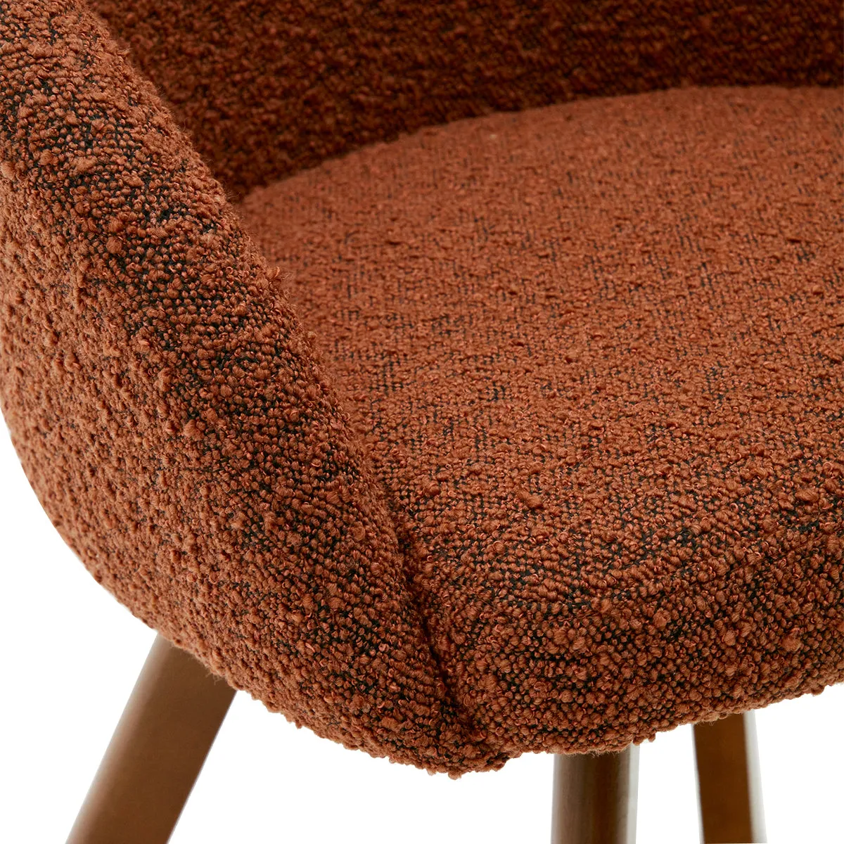 Marvin Boucle Swivel Chair