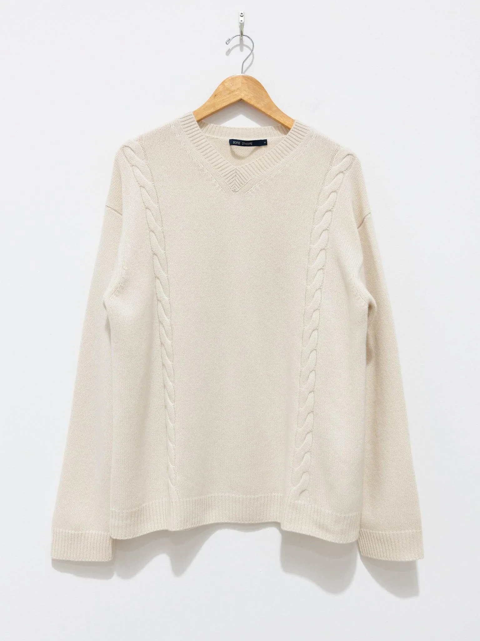 Milo Cashmere Knit Sweater - Snow