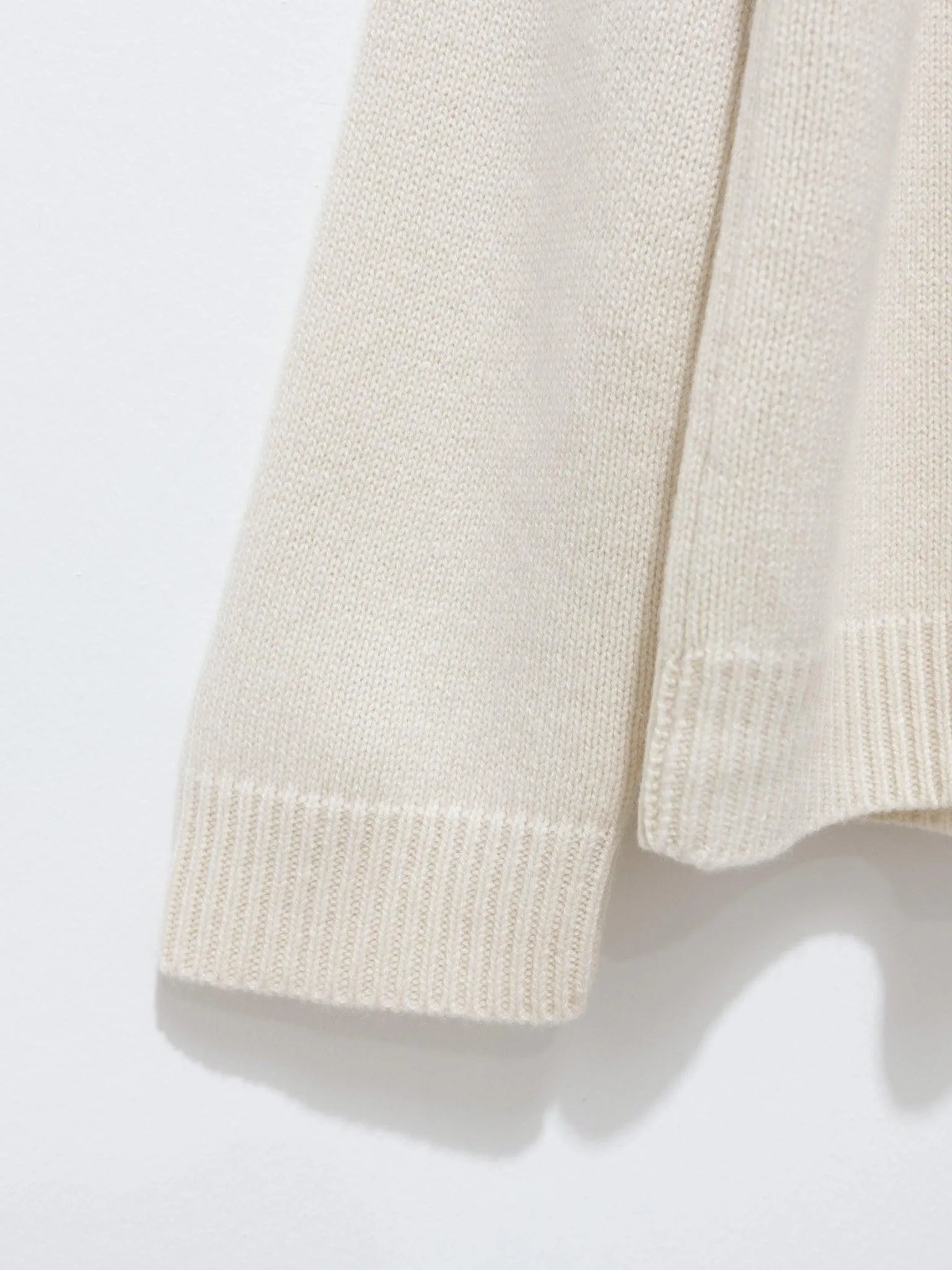 Milo Cashmere Knit Sweater - Snow