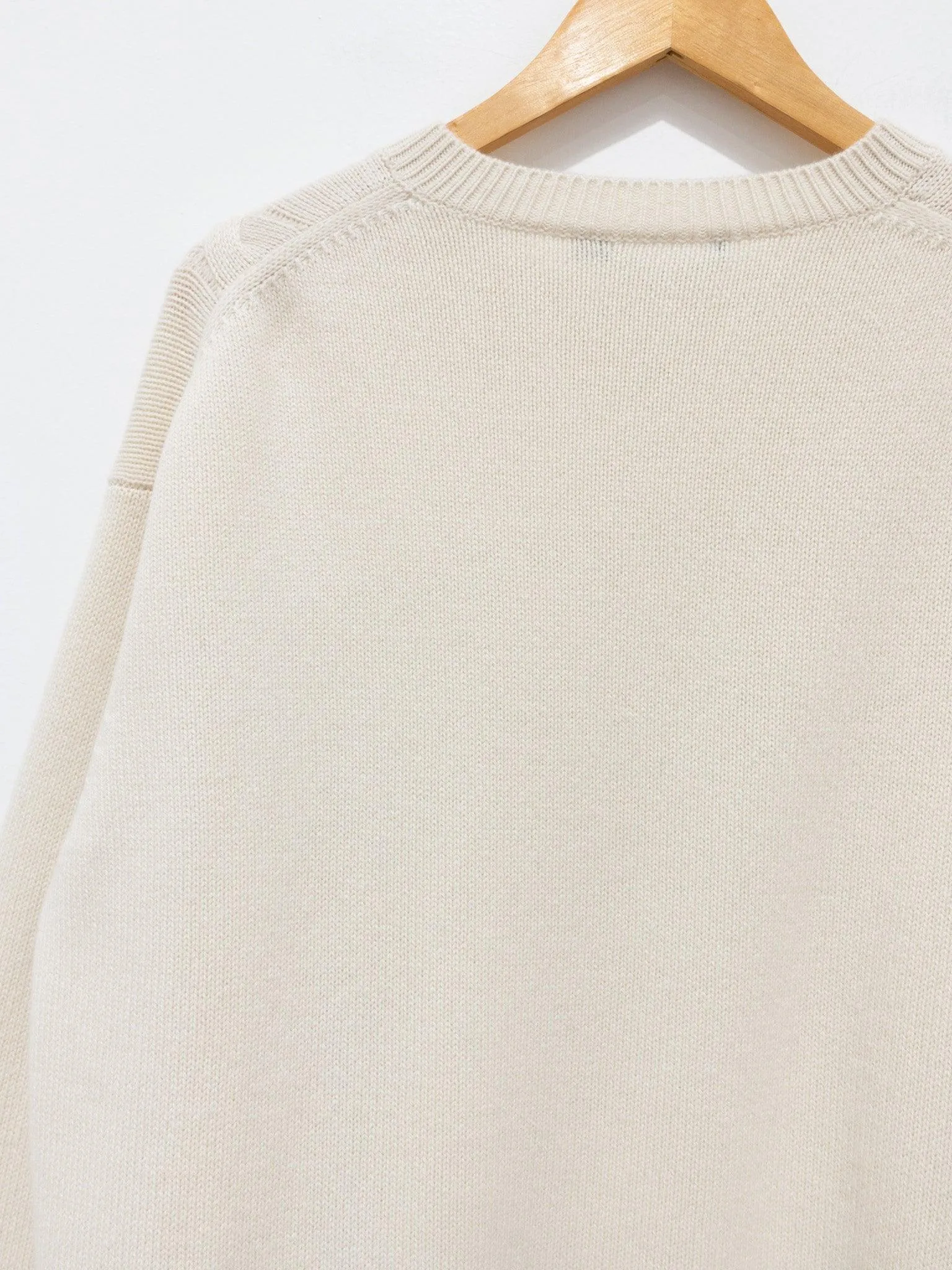 Milo Cashmere Knit Sweater - Snow