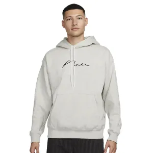 Nike SB - Script Logo Hoodie Grey Heather/White