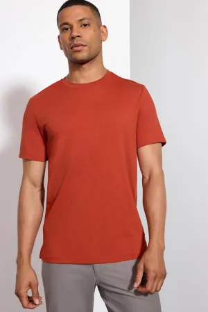 Pima Cotton Tee - Habanero