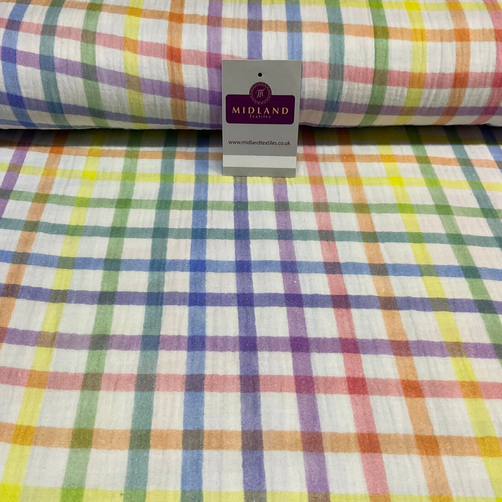 Printed Double gauze Fabric ideal for shirts, blouses Sold per Metre M1832