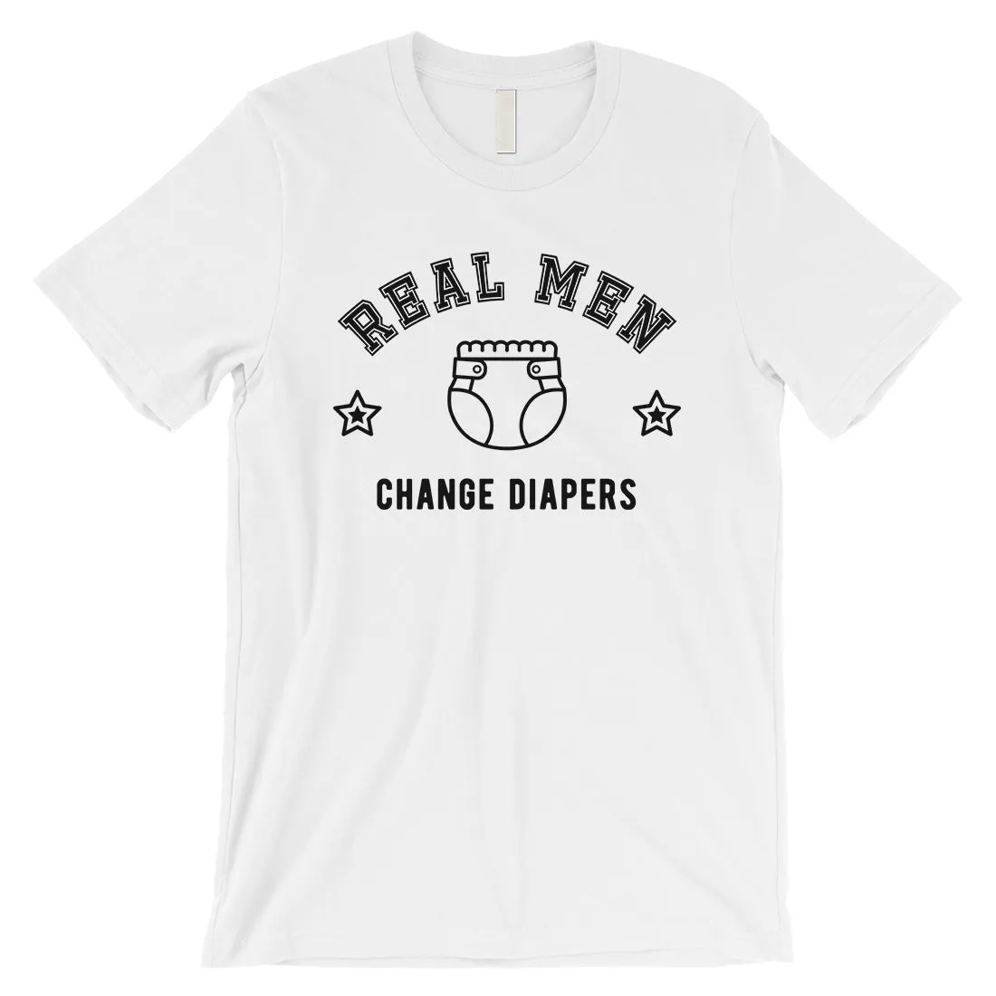 Real Men Change Diapers Mens Silly Wonderful Supportive Dad Shirt