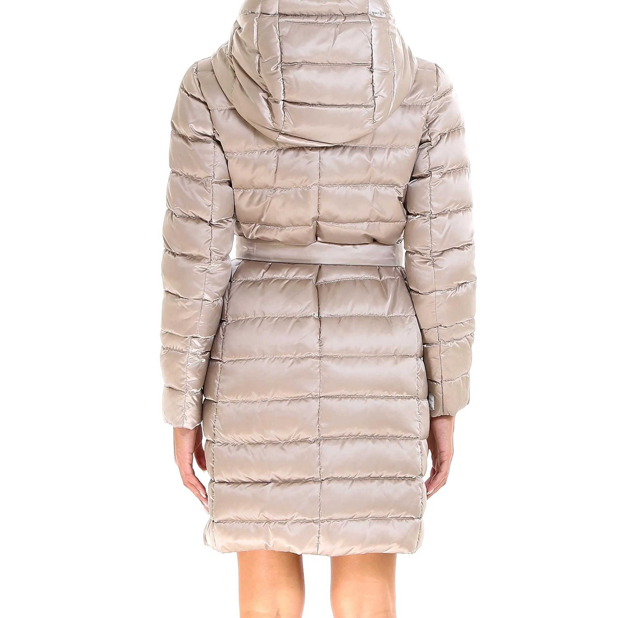 'S Max Mara Quilted Hooded Coat