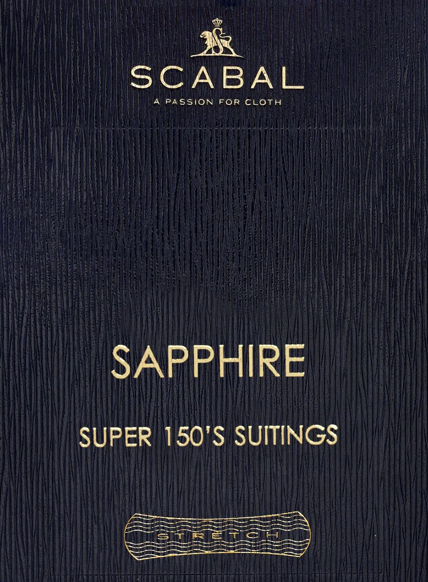 Scabal Sapphire Gray Wool Jacket