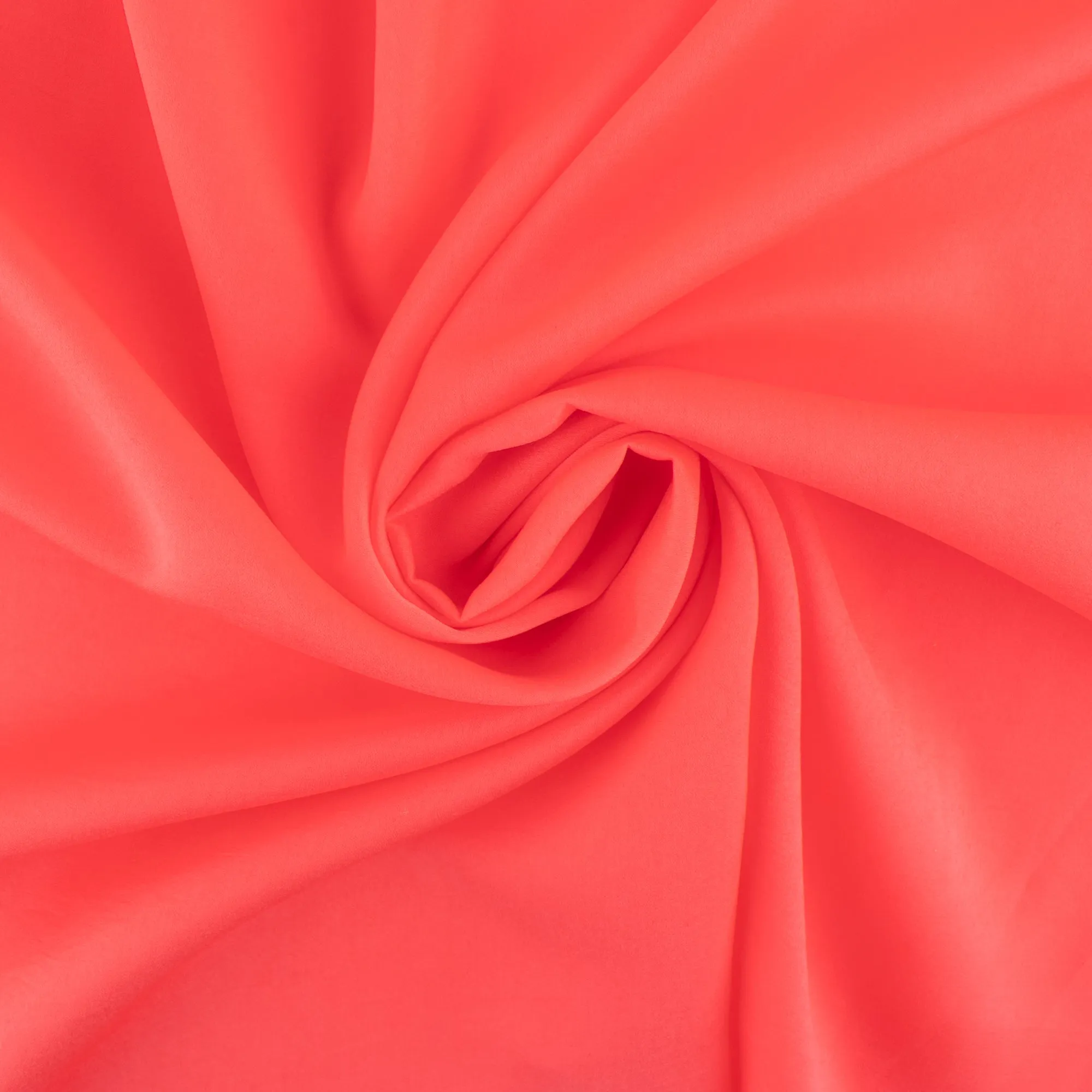 Solid Polyester - JANE - Coral