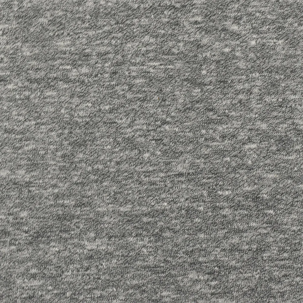 Space Gray-White Slub Stretch Jersey Knit Fabric