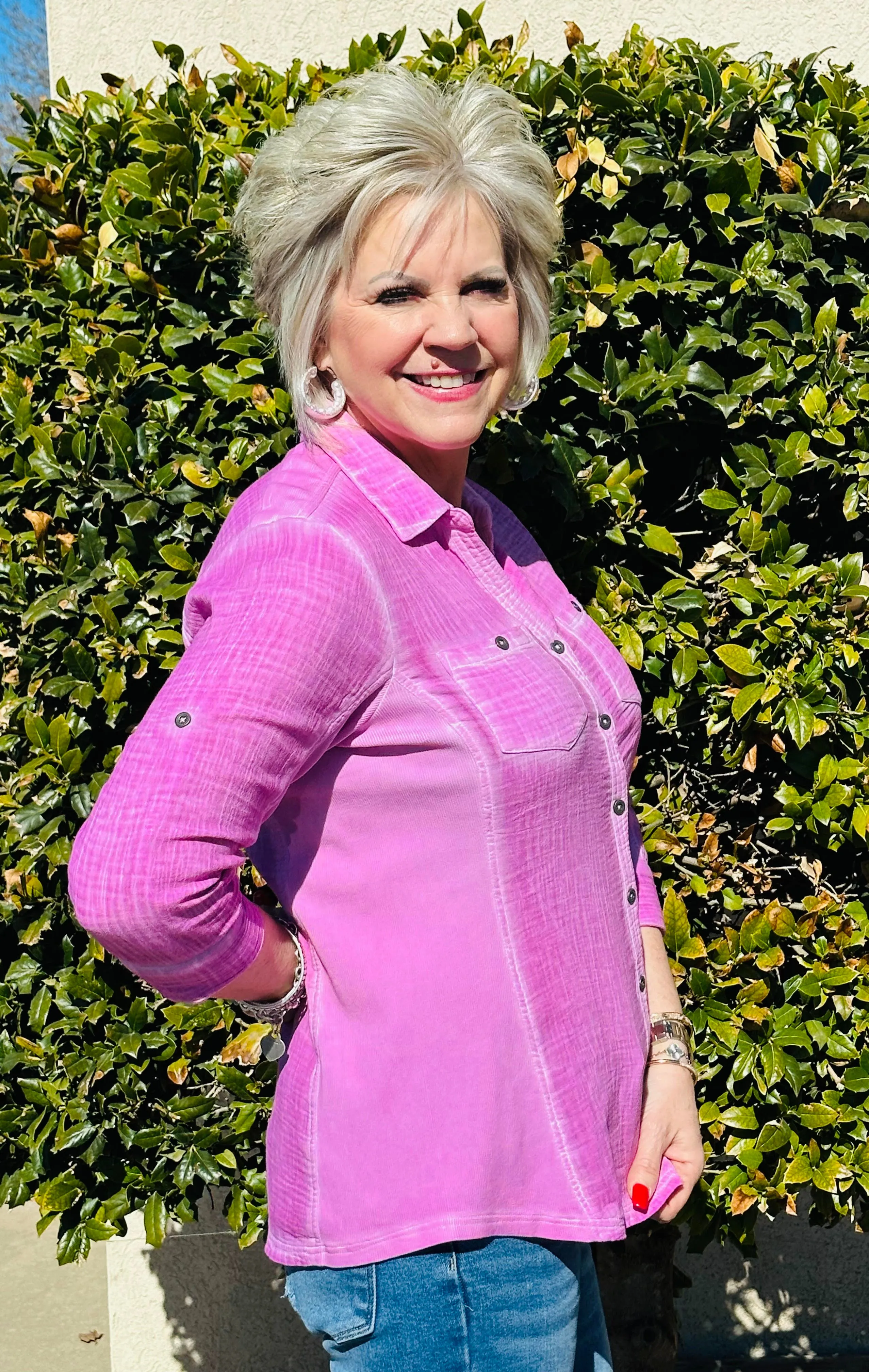 Spring & Summer Blouses-Pink