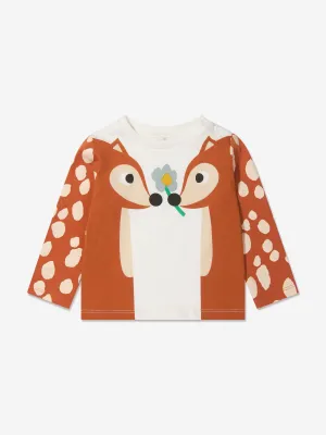 Stella McCartney Baby Girls Long Sleeve Deer T-Shirt