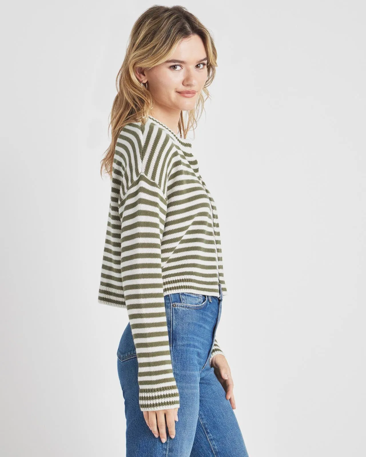 Striped Lily Cardigan