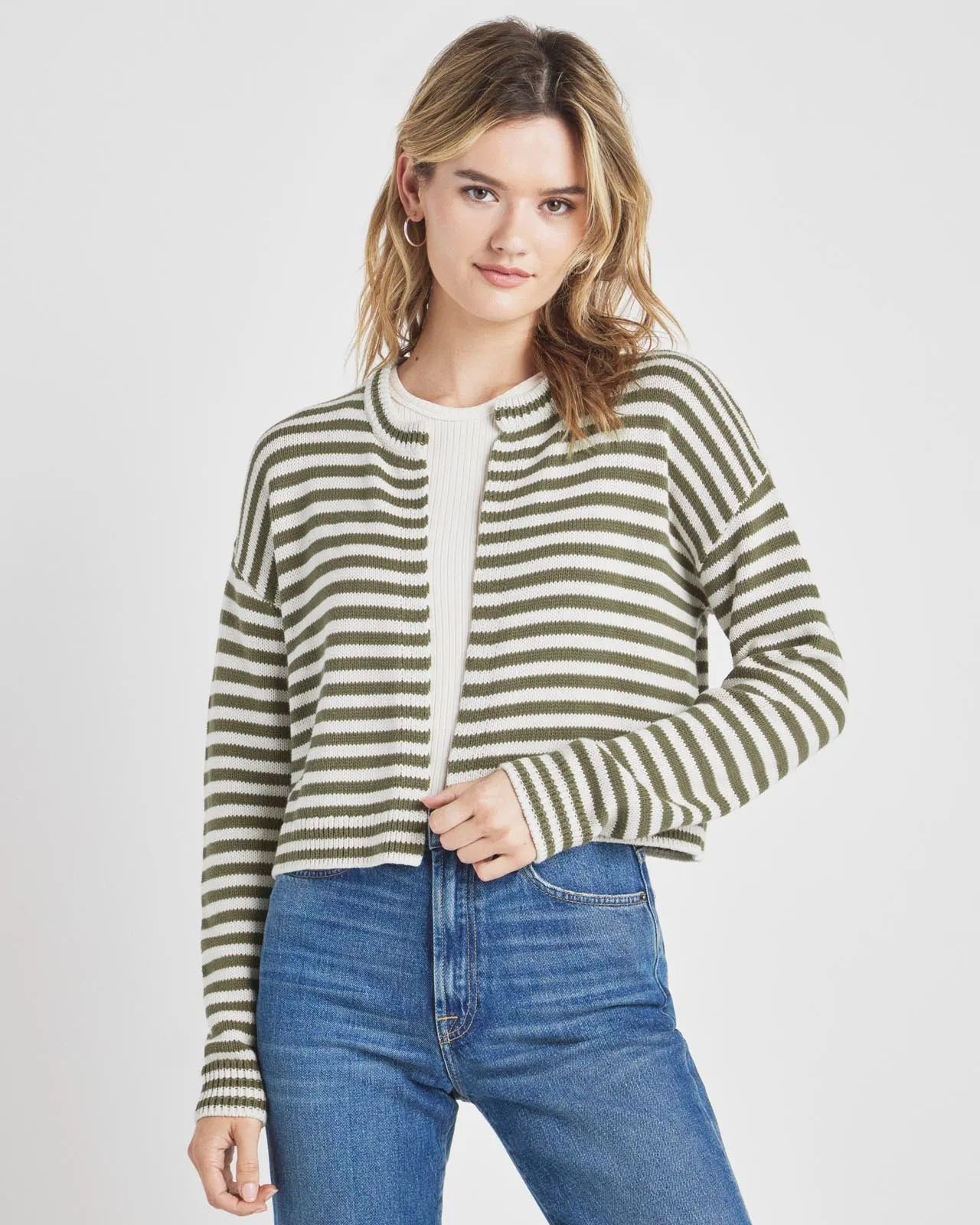 Striped Lily Cardigan