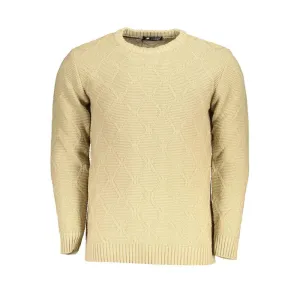 U.S. Grand Polo Elegant Diamond Pattern Crew Neck Sweater