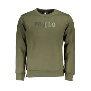 U.S. Grand Polo Elegant Green Crew Neck Sweatshirt