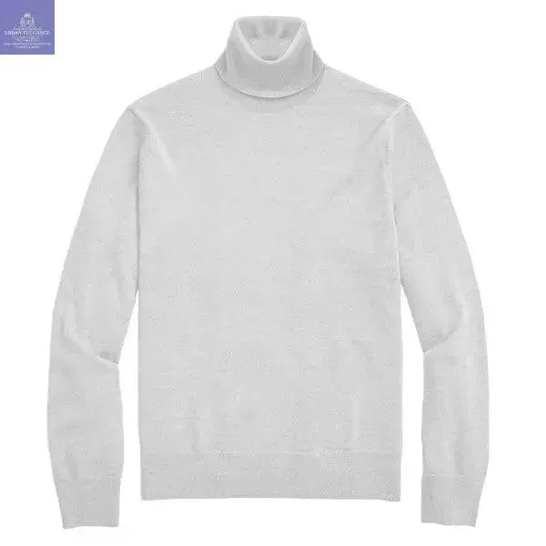 Weiv Mens Solid Turtleneck Sweater