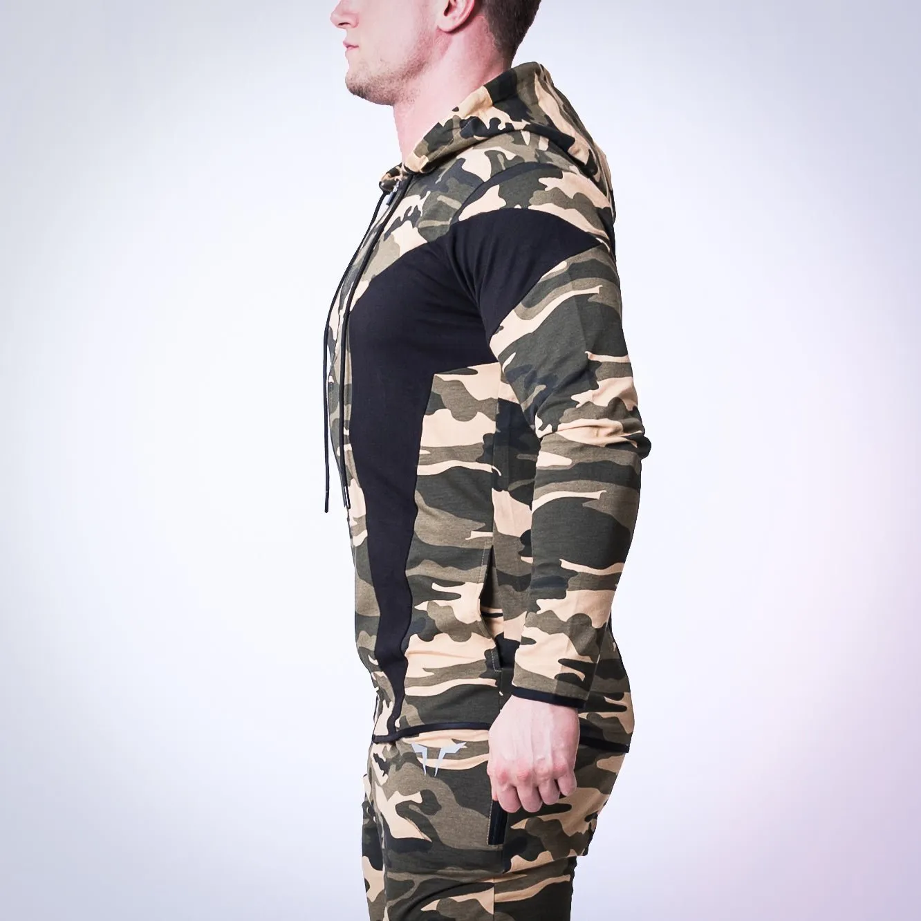 WOLF CUT HOODIE - CAMO