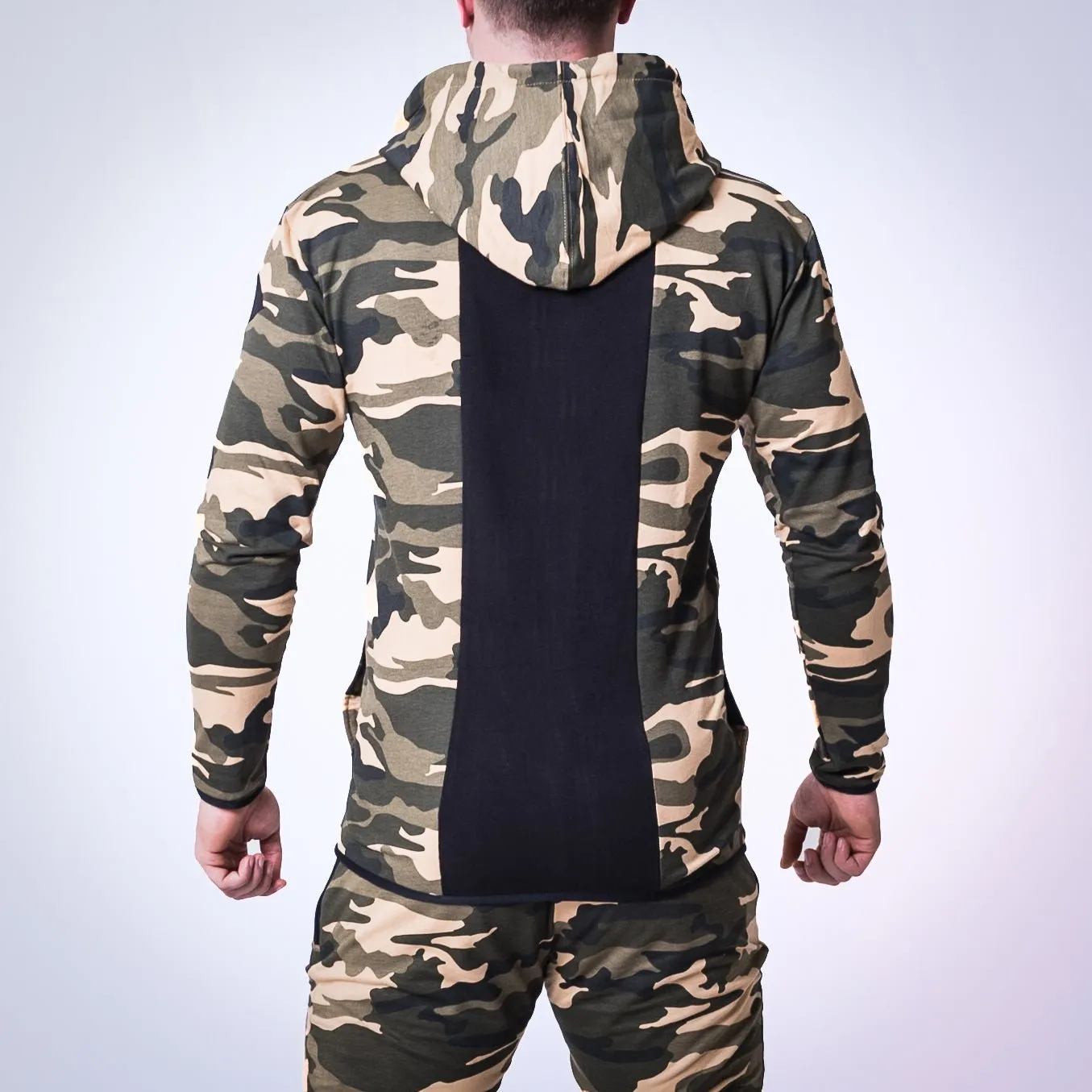 WOLF CUT HOODIE - CAMO