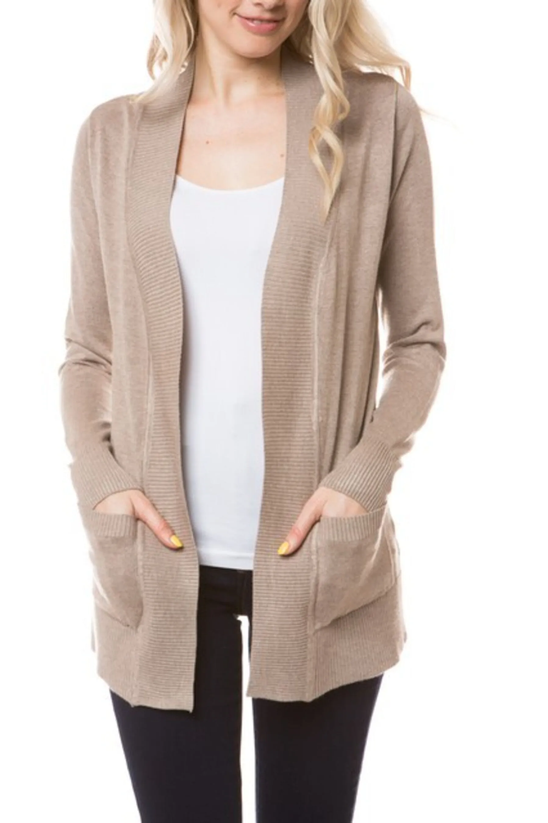 Women's Open front casual cardigan sweater