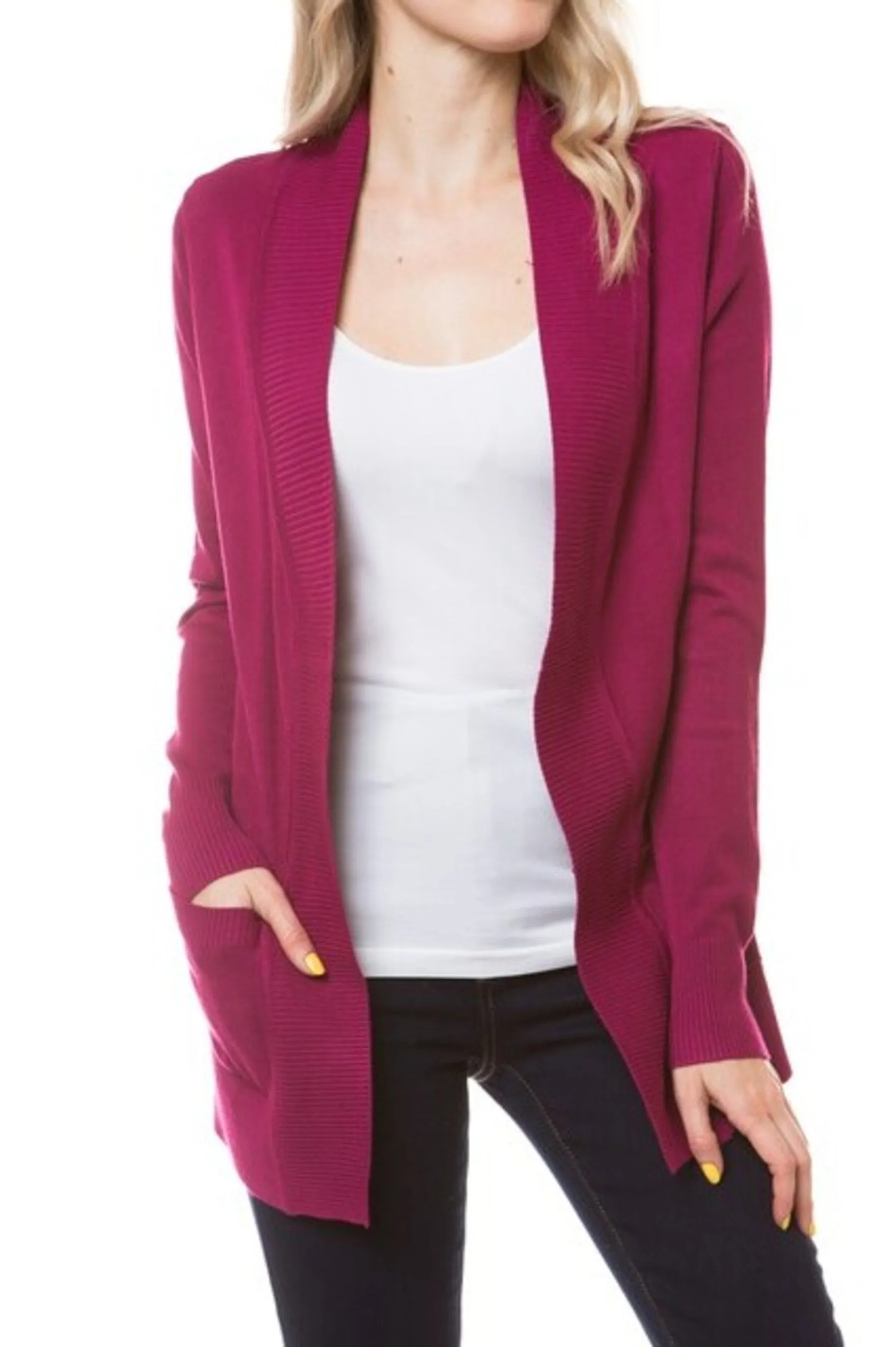 Women's Open front casual cardigan sweater