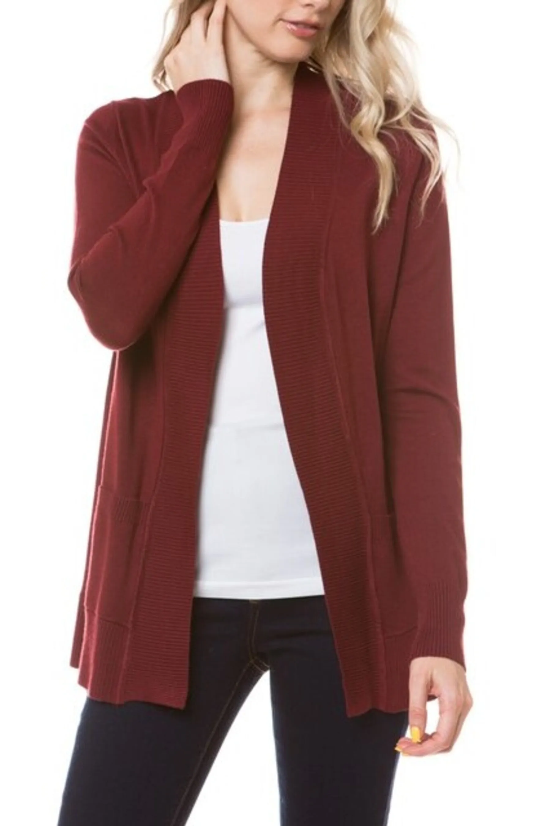 Women's Open front casual cardigan sweater